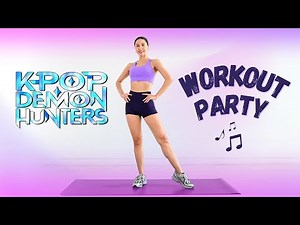 14 MIN KPOP DEMON HUNTERS DANCE PARTY WORKOUT (Huntrix & Saja Boys) - Full Body Fat Loss
