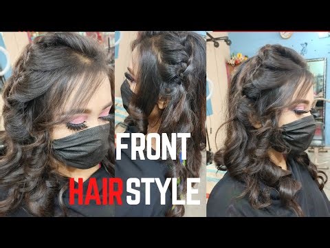 ✨ Front Hair Styling with Curls | Step-by-Step Easy Hairstyle Tutorial ✨