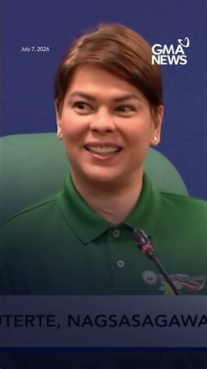 'Just one sentence and no questions, sadly' - VP Sara Duterte sa Senate media | GMA News