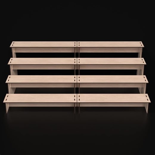 4 Tier Modular Display Stands Svg Laser Cutting Files, Perfect for on the Go Craft Show Display Wood Shelves, Indoor Plant Stands & More#175 - Etsy