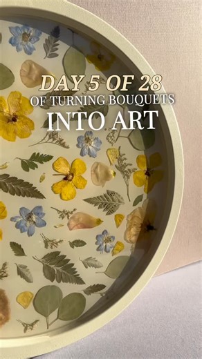 Inga Flowers | Floral Preservation Studio on Instagram: "Yellow ranunculus in your wedding bouquet? Yes, pleaseeee! 💛 Day 5 of 28 sharing bouquets I’ve turned into art. This was the first time friends asked me to preserve their flowers, yellow ranunculus, soft pink roses, and delicate ferns 🌿 A combo that holds color beautifully and never fails. Brides-to-be: comment “flower” and I’ll send you the bloom list from this bouquet to inspire yours. Follow along for this floral journey ✨ #floralpres