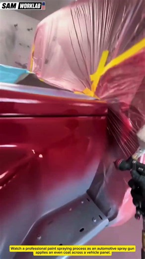 Professional Car Painting Technique | Smooth & Precise Spray Application
