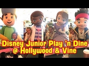 Disney jr. Play & Dine at Hollywood & Vine - Our 2nd Trip to WDW - Day #6 | Part 3 - July. 10, 2017