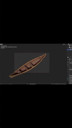 TimeLapse Render - Small Simple Boat Series NavSeaW G1 - N2 #b3d #unity #game #props #crttvs