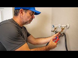 Installing a Water Hammer Arrestor for Washing Machine
