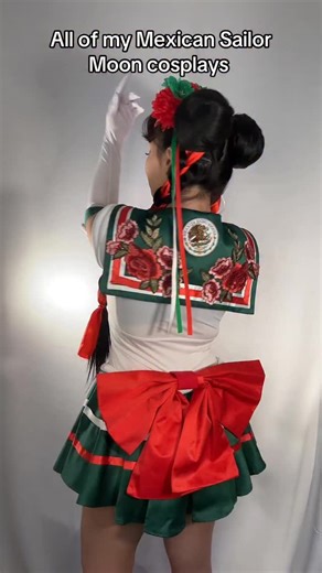 Happy Moonie Monday! It has officially been 2 years since I originally posted my original Mexican Sailor Moon cosplay! When I first listened to the EZ BAND cover I was going to dress up Usagi. I bought her Sailor Moon outfit and blonde wig, but something didn’t feel right about it. I wanted to portray Mexico. Inspired by the Mexican flag, traditional embroidery, and folklorico skirts I brought my design to life. Since that original cosplay I’ve continued to make so many other variations and I ho