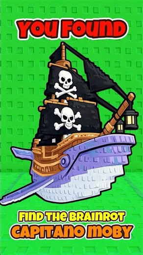 How to get Capitano Moby👨‍✈️Find the Brainrot (286)🧠Roblox 🌟