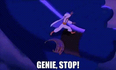 Genie, stop!