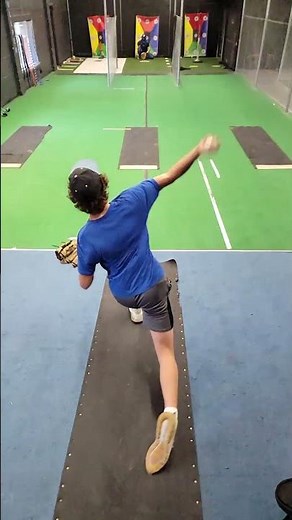 What Do You See?? 16u Pitcher 12/6 Curveball Slow Motion