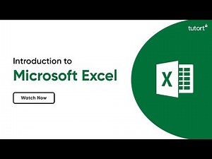Introduction to Excel | MS EXCEL TUTORIAL 2023 | Tutort Academy