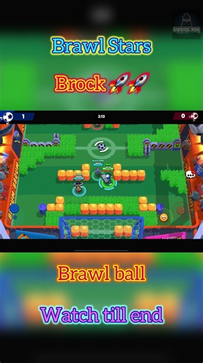 BROCK 🚀 Brawl Ball Domination! 💥 Epic Gameplay | Brawl Stars #Shorts #brawlstars #brawlstars2025