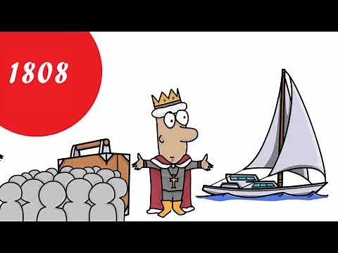 arrival of the royal family to Brazil