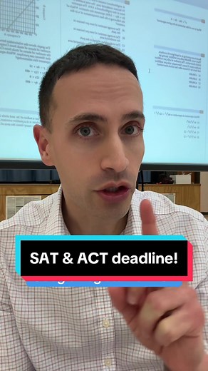 Importante: Plazos de registro para SAT y ACT