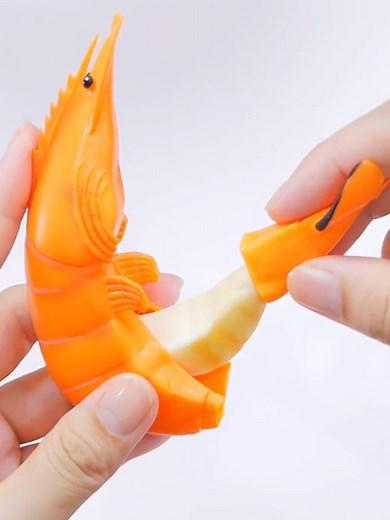 無限に剥けるエビ🦐 #asmr #fidget #フィジェット #無限 #わんこそば