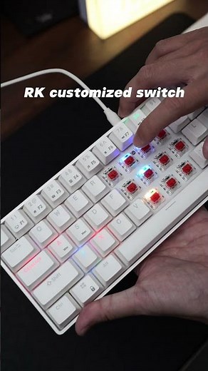 The RK 68 features a compact 68-key layout, small enough to fit in a backpack