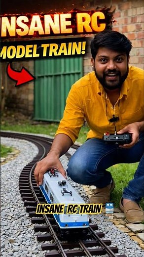 INSANE RC Model Train Running Outdoors 😱 | Realistic RC Train Experiment