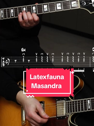 Latexfauna - Masandra (на гітарі, акорди, таби)
