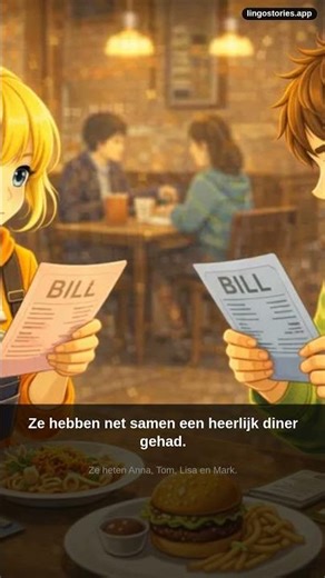 Learn Dutch: De rekening delen #dutch #A2