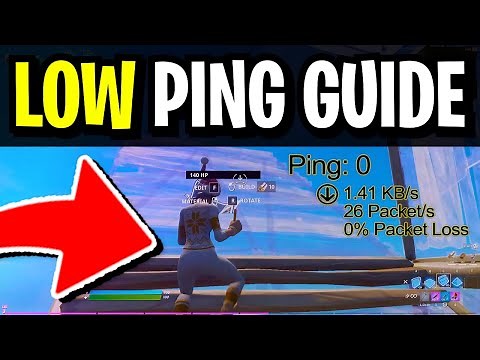 Best Network Settings for Fortnite! (How To Get 0 Ping in Season 2!)
