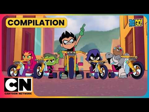 The Bicycle That Breaks Time😬⌚| Teen Titans Go!👊| English Cartoon for Kids✨| ‪@cnindia‬