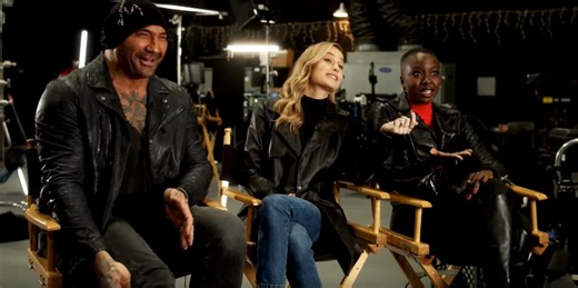 Brie Larson, Dave Bautista & Danai Gurira Behind the Scenes of their Super Bowl Commercial (Exclusive)