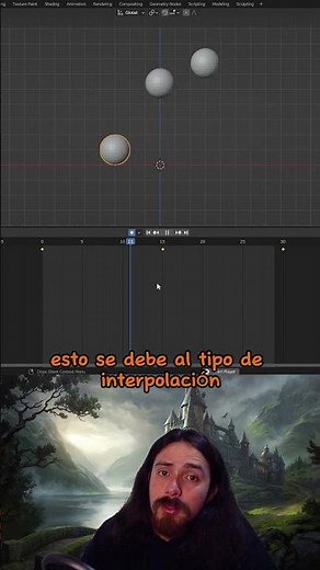 Como cambiar la interpolación de los Keyframes en Blender | Animacion Basica en Blender 3.X Parte 5