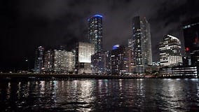 Miami Downtown Skyline at Night 4k from Brickell Key Stock Video - Video of night, resolution: 305174577