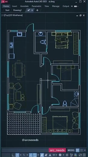 Autocad tutorials 📏 📐 | Tutoria.3 | Eng.Khaled Al-Zagri