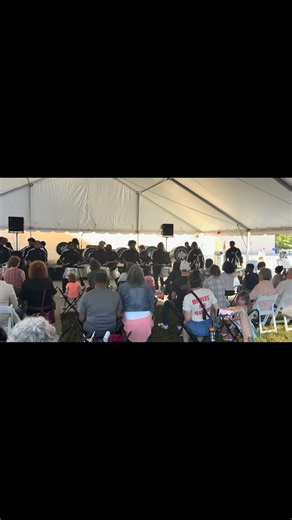 The NCCU Drumline had the opportunity to share their art form and our Eagle Pride for @nashermuseum 20th Anniversary Celebration. Our Eagles were embraced by some special dignitaries, including Nancy Nasher and @9thwonder. | The NCCU Sound Machine Marching Band