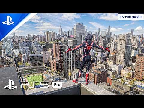PSSR 2.0 SPIDER-MAN 2 LOOKS ABSOLUTELY AMAZING on PS5 PRO Ray Tracing | Ultra Realistic Graphics 4K!