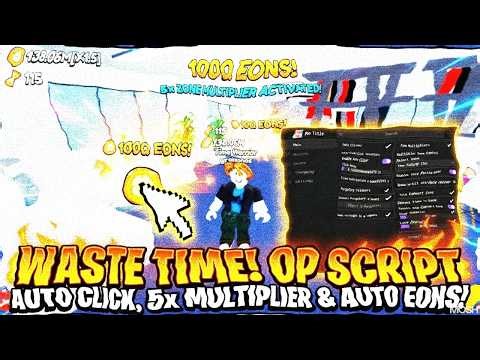 [OP] Waste Time! Script GUI | Auto Clicker, Purgatory & Auto Rejoin