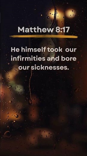 🙏Matthew 8:17 | Jesus Heals the Sick