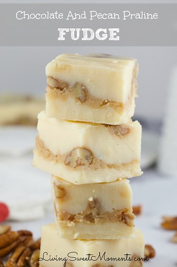 White Pecan Praline Fudge Recipe