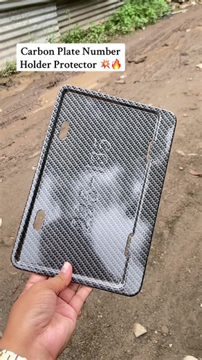 Ultimate Carbon Plate Number Holder Protector