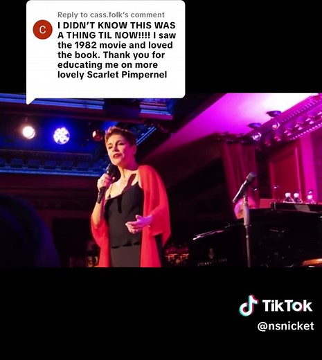 Christine Andreas Performs 'Storybook' from The Scarlet Pimpernel