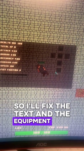 starting to fix the UI. #gamedev