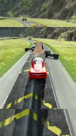 Venom McQueen’s Extreme Obstacle Challenge! - BeamNGDrive