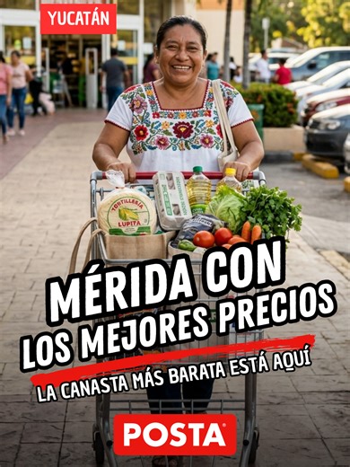 Mérida: La canasta básica más barata de México