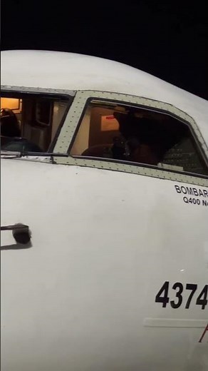 Spicejet Bombardier Q400 ready for takeoff