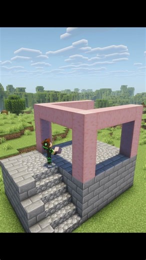 🔥This Starter Base Will Make Your Survival EASY 😳🔥 #minecraft #minecraftbuilding #minecrafttutorial