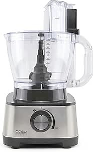 Caso Design 13 Cup Food Processor for Efficient Food Prep with Powerful 600 Watt Motor, Food and Vegetable Chopper for Slicing, Grating, Mincing, and Mixing, Easy to Clean and Dishwasher Safe