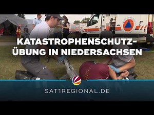 Disaster response drill: 120 emergency personnel train for real-world scenarios in Lower Saxony