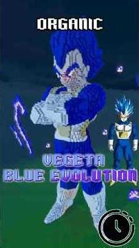 Vegeta Blue Evolution - Organic Build - Minecraft Time Lapse | Dragon Ball Super