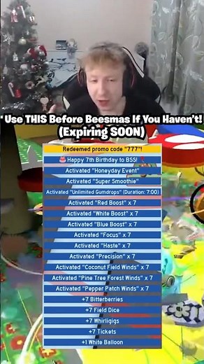 Use THIS Code Before Beesmas Starts If You Haven't Yet (OP Code Expiring Soon) (Bee Swarm Simulator)