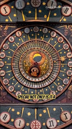 This is one of the oldest, and most beautiful, clocks in the world!🕰️☀️#history #somerset #medieval