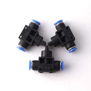[Hot Item] Hvff One Touch Straight Quick Connector Pneumatic Fitting Hand Valve Pneumatic Valve Fittings