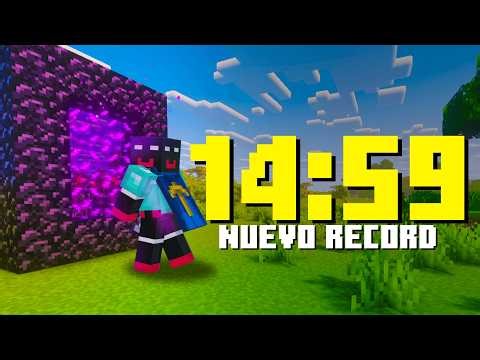 My NEW MINECRAFT SPEEDRUN RECORD 🏆