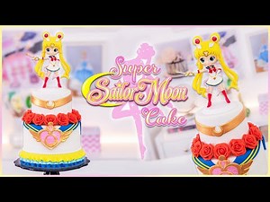 🌙 Moon Power! Make Up! Super SAILOR MOON Cake Tutorial!