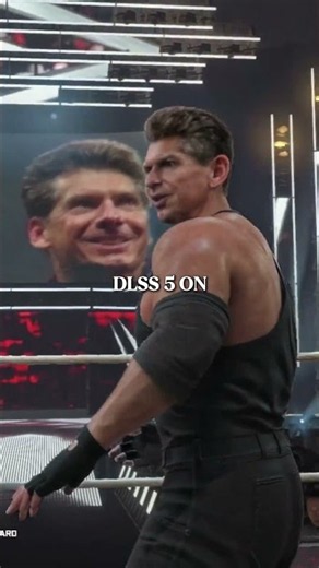 Mr. McMahon WWE 2K26 DLSS 5 BEFORE vs AFTER 🔥#Shorts