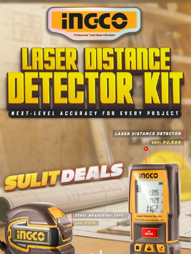 INGCO Laser Distance Detector Combo Kit – Precision Layout & Inspection